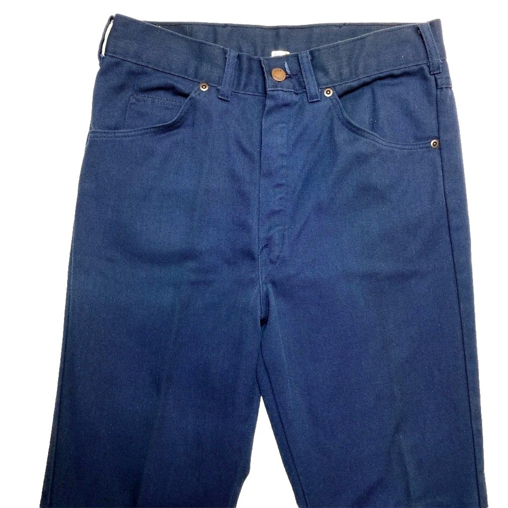 VINTAGE Big Yank Jeans Mens 31 Blue Denim Flare Boot Cut 70s